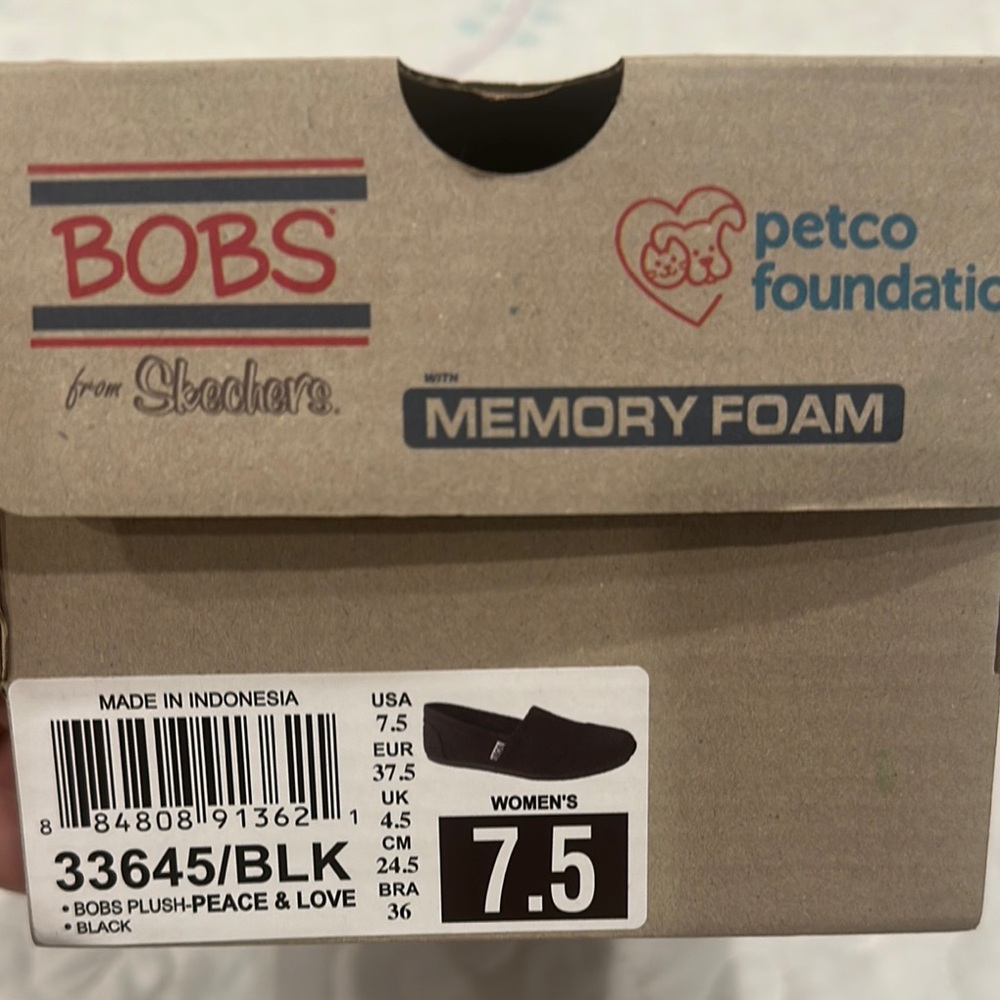 Bobs Black Women's Memory Foam Shoes